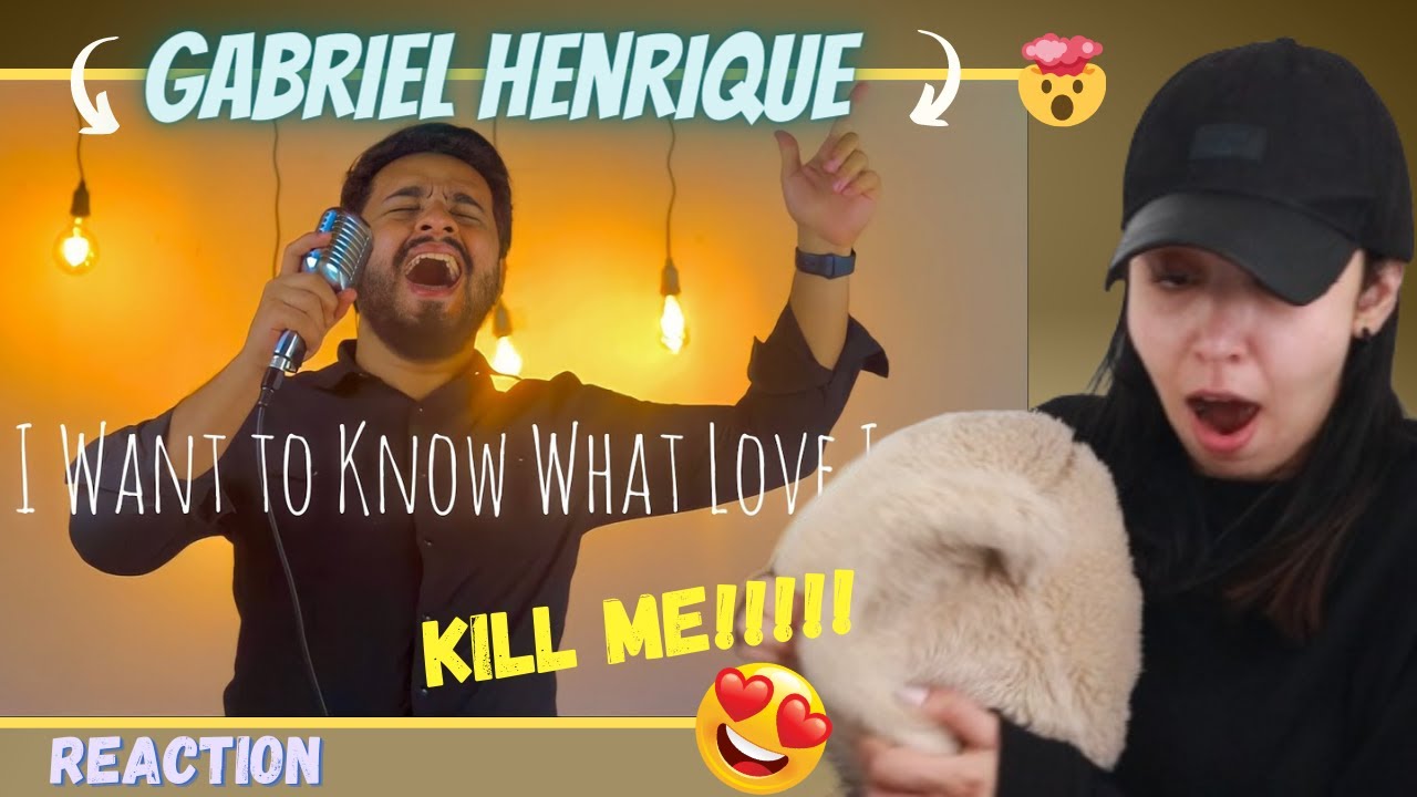 Gabriel Henrique - I Want to Know What Love Is (Cover Mariah Carey) REACTION !!!!!!