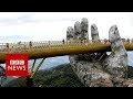 Vietnam bridge walking through a gods hands  bbc news