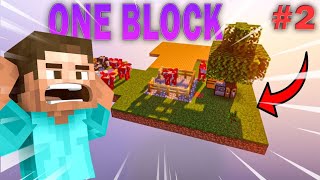 ONE BLOCK PART-2 🚫 😤#minecraft #video