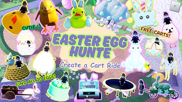 Roblox | Easter Egg Hunt in Create a Cart Ride 🐰🥚