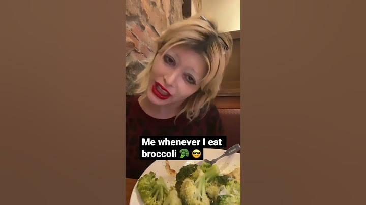 Me Whenever I Eat Broccoli 🥦 😎#shorts