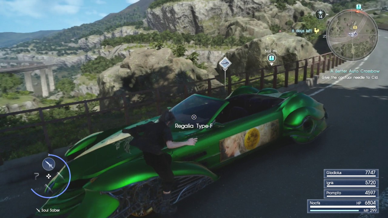 Final Fantasy 15 Get Cactuar Needle for Auto Crossbow Upgrade YouTube