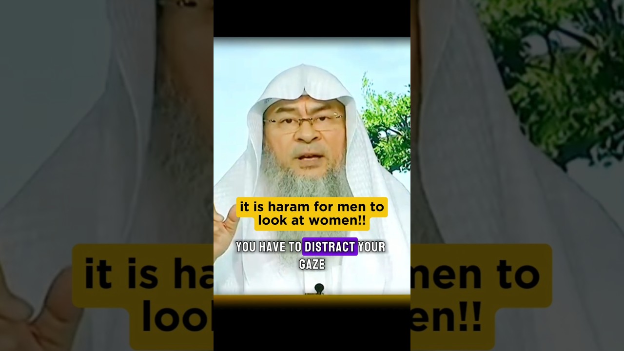 It is haram for men to look at women.