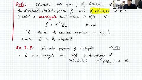 Banach-valued Analysis, Lecture 5 part 1: Martingales and convergence