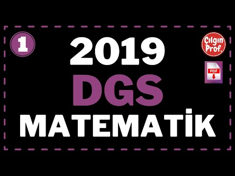 2019 DGS MATEMATİK [+PDF] - 2019 DGS Matematik Soru Çözümleri