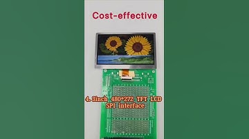 Youseelcd Cost-effective 4.3" 480*272 TFT LCD display with SPI interface #Youseelcd #display
