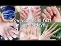 How I GROW MY Nails FASTER In Just 3 Days 