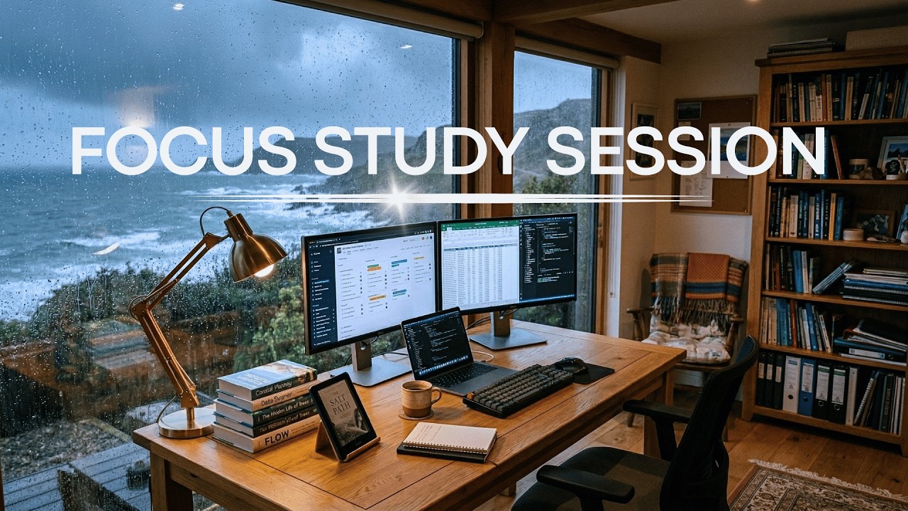 Deep Focus Study Session | Music for Productivity - YouTube