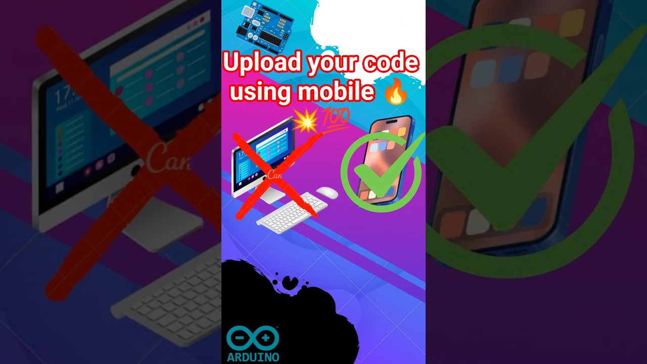 upload your code by  using your phone