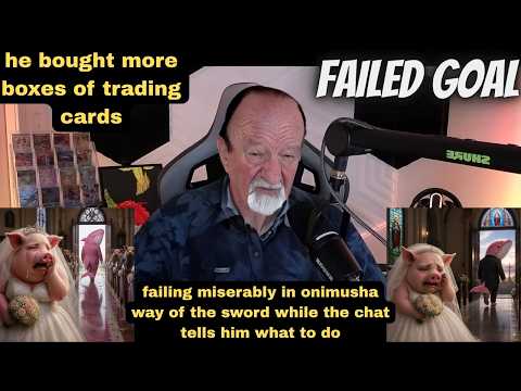 DsP-failing miserably in onimusha way of the sword while the chat tells him what to do + failed goal