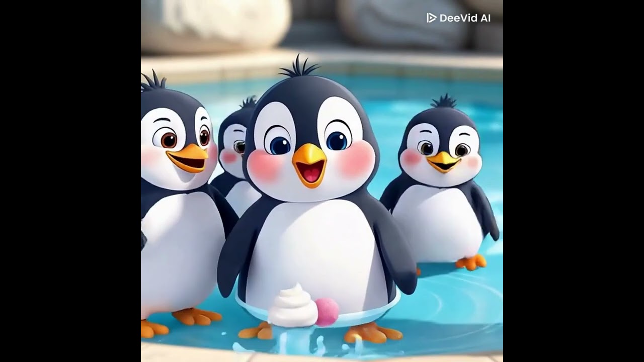 penguin summer vacation
