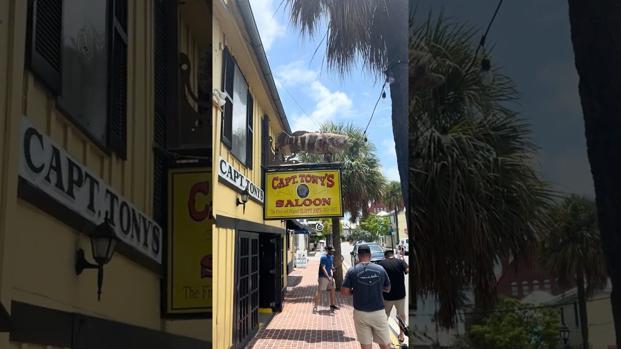 Key West’s Most Famous Bar! 🍹⚓ Step Inside Captain Tony’s Saloon!