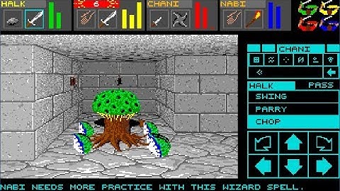 Dungeon Master (PC/DOS) "Hall of Champions, Level-2" 1992, FTL Games