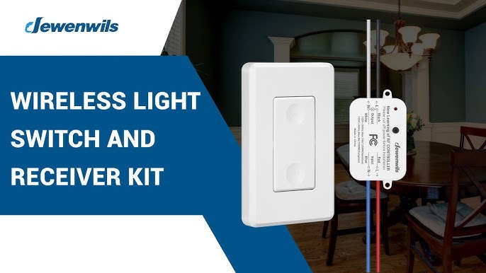 Wireless Outlet Plug with Wall Switch & Braille (On/Off) Mark