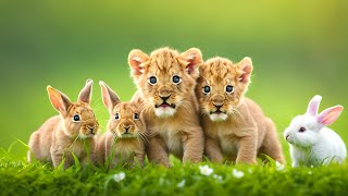 Cute Baby Animals  Lovely Wild Cute Animals With Relaxing Music (Colorfully Dynamic)