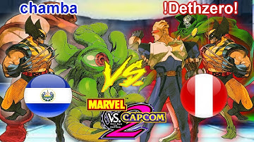 Marvel vs Capcom 2: New Age of Heroes - chamba vs !Dethzero!