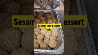Sesame seed dessert balls (Buchi) shorts trending