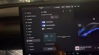 Tesla model y turn off the screen