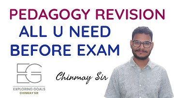 PEDAGOGY REVISION FOR B.Ed./CT/RHT | OSSC | JT/OTET/OSSTET/OAVS