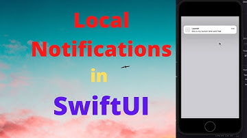 Local Notification in swiftui