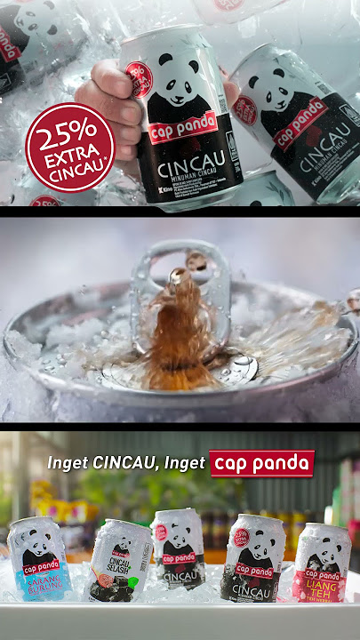 Cincau Cap Panda Segernya Tahan Lama, Ngenyangin!