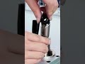 Waterproof rubber plug insertion.