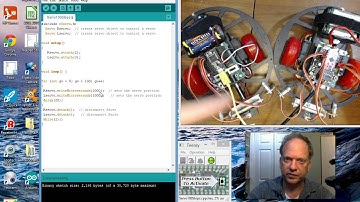 Making a Servo go 100 steps with a Teensy and Pro