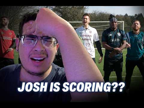 JOSH IS SCORING!! - SIDEMEN FOOTBALLER HANGMAN Reaction