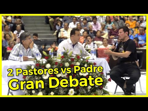 Padre Luis Toro debate con 2 Pastores uno Pide Perdón Asombroso 🤩 debate Completo HD 1080p