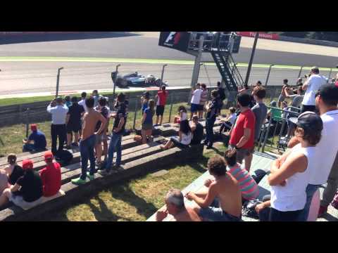 The view from inside Parabolica at Monza, 2014 Italian F1 Grand Prix