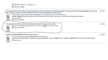 Using the Communication and Mass Media Complete database