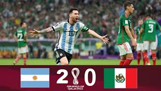 argentina vs mexico 2022 world cup full match english commentary#fifa #football