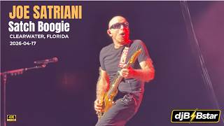 Joe Satriani — Satch Boogie — Front Row 4K The Sound | Clearwater, Florida | 2026-04-24