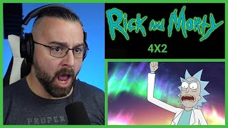 RICK AND MORTY 4X2 REACTION ''The old man and the seat''