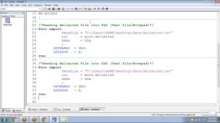 8 Reading External Raw data into SAS