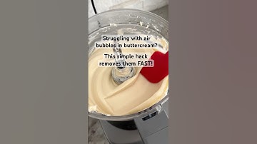 The Secret to Silky Smooth Buttercream! No More Air Bubbles with This Easy Hack! 🎂✨