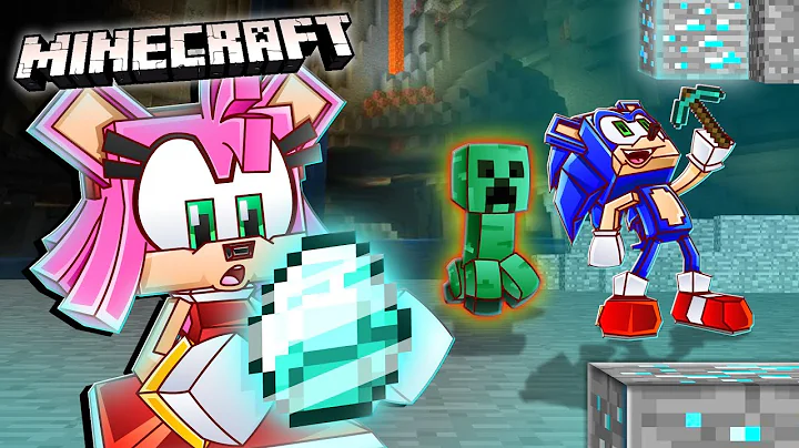 DIAMOND HUNTERS!! - Sonic & Amy Play MINECRAFT LIV...