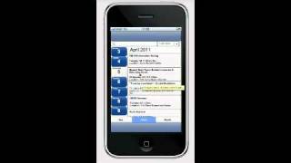 IPhone NEU Calender of Events