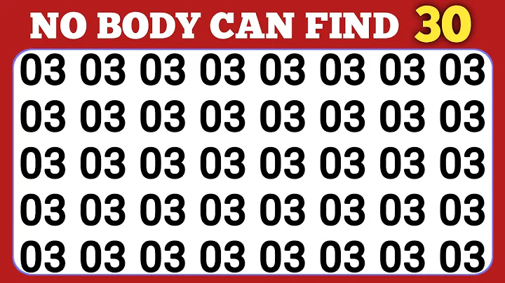 Find The Odd One Out | Observation Skills Test Challenge Numbers and letters Super Edition