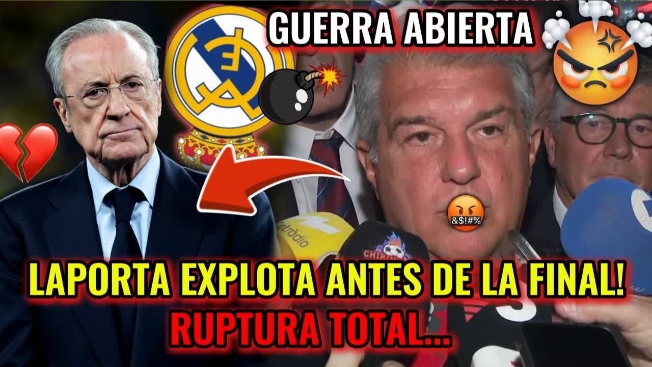 🚨¡ÚLTIMA HORA! LAPORTA EXPLOTA CONTRA FLORENTINO Y FLICK PREPARA SU PLAN PARA GANAR ESTA FINAL!