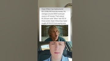 Owen Wilson has made around $217,838,000 from his movies