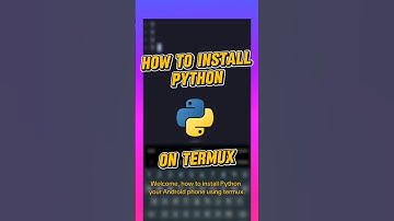 how to install python on Android using termux for free #python #termux