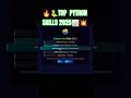 🔥 Top Python Hot Skills 2025 | Boost Your Coding Career 🚀 #Shorts