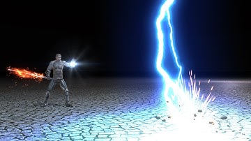 Unity game effect " Magic Thunder "