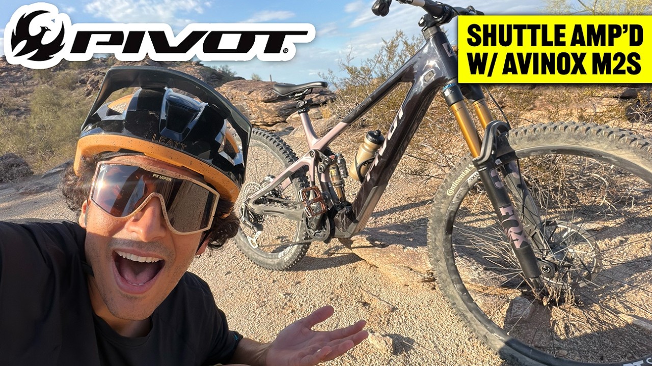 Pivot Shuttle AMP'd Review! (Best Avinox M2S Bike?)