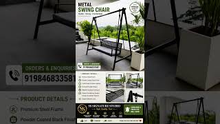 🪑 Modern Metal Swing Chair | Premium Garden & Balcony Swing | SS Signature Studio
