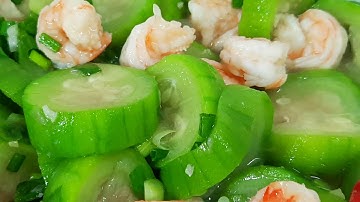 10 LẦN XÀO MƯỚP 10 LẦN BỊ THÂM ĐEN | Cách làm Tôm Xào Mướp giòn ngon xanh mướt - phùng bắc tv #302