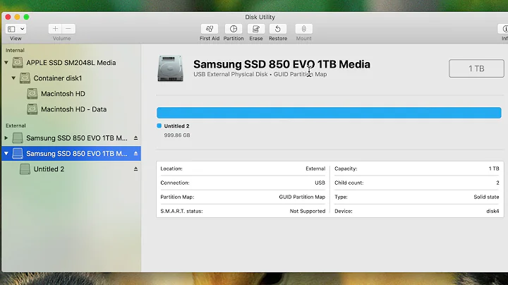 Norton for Mac prevents erasing an APFS formatted disk.