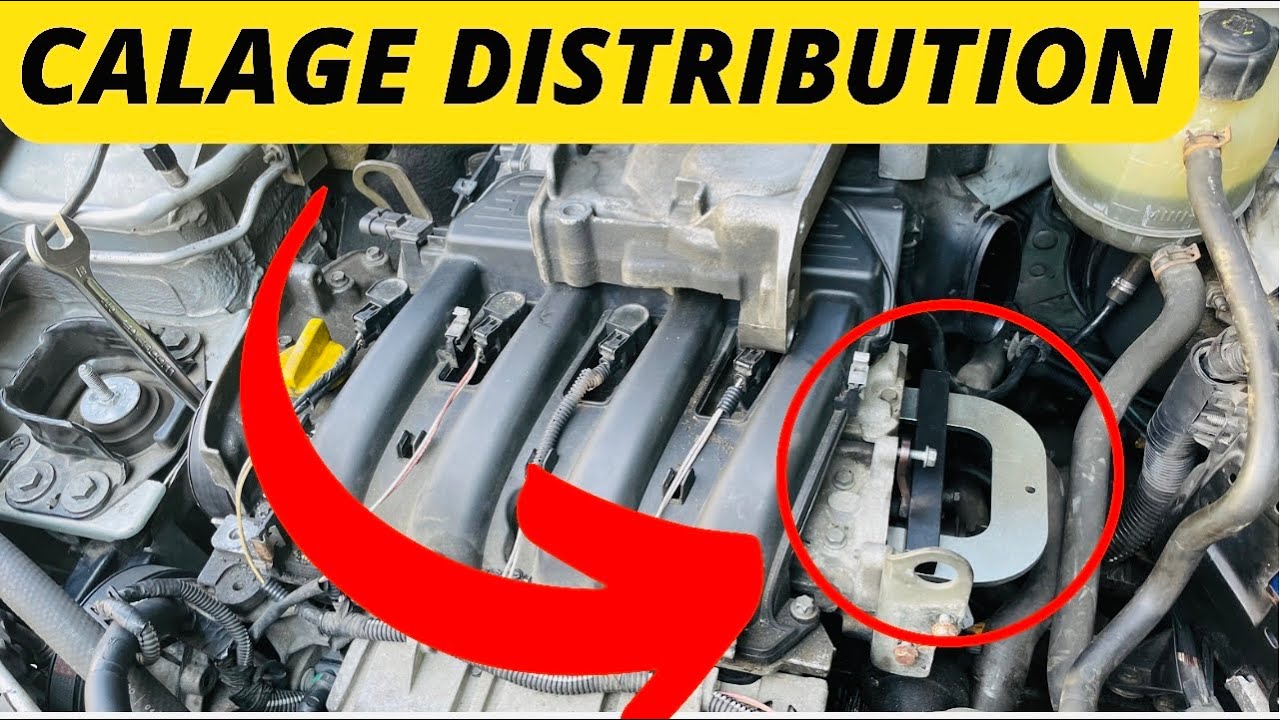 Calage courroie Distribution moteur Renault clio 2 essence 1.4 