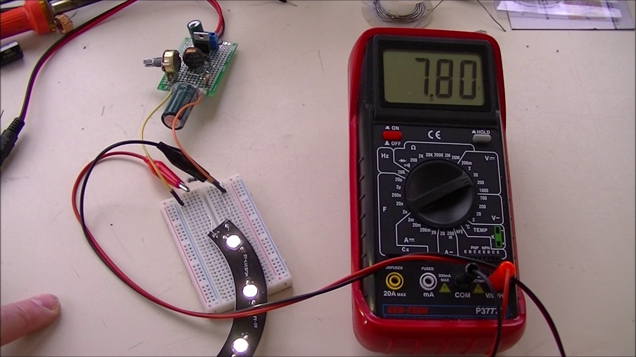 Build Simple Adjustable Switching Power Supply - YouTube